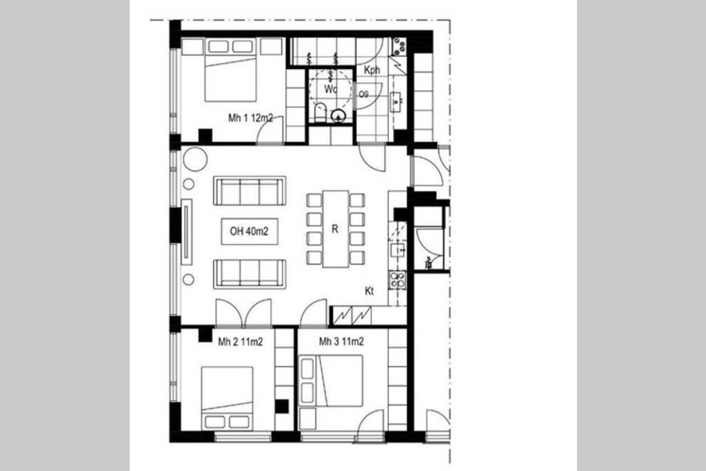 Sleek And Spacious 3 Bedroom Apartment In City Centre هلسنكي المظهر الخارجي الصورة